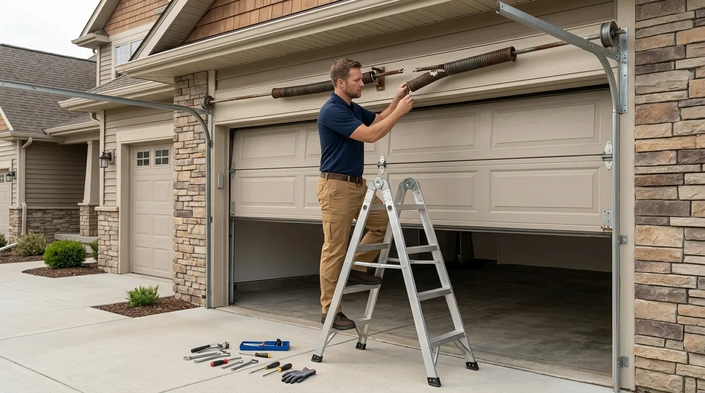 Garage door service in Shakopee, MN